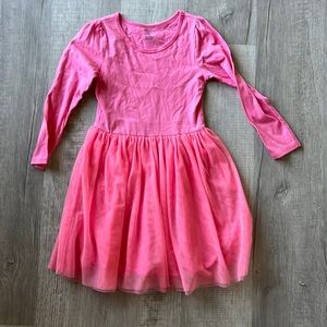 Carters Pink Long Sleeve Dress